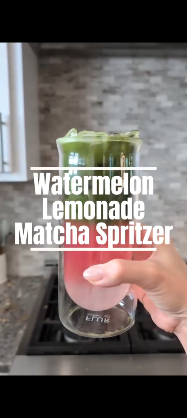 WATERMELON LEMONADE MATCHA SPRITZER