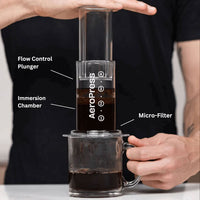 AeroPress Clear Coffee Maker - Green