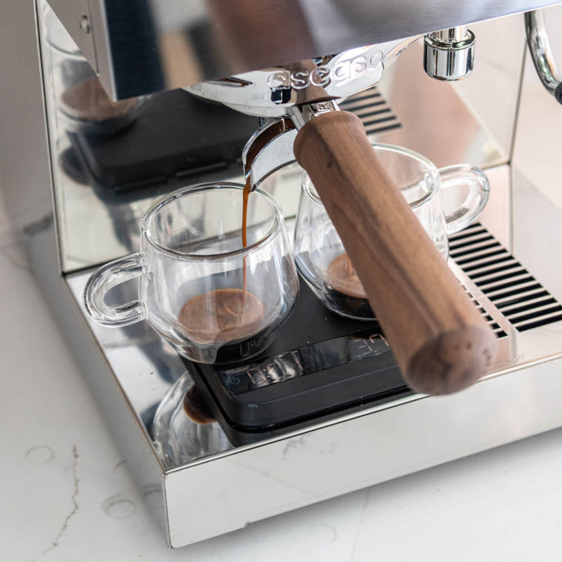 Ascaso Steel DUO PID Espresso Machine – Dual Thermoblock, Programmable, 120V (Inox)