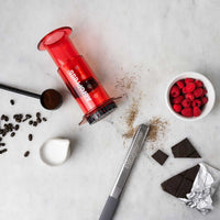 AeroPress Clear Coffee Maker - Red