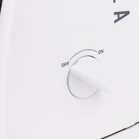 Baratza Encore coffee grinder in white, grind adjustment dial